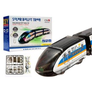 Воз што работи на сончева енергија Solar Bullet Train DIY